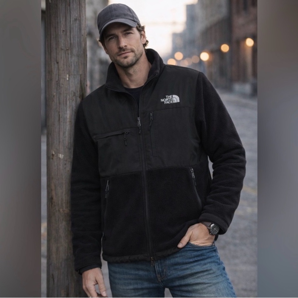 The North Face Men's Black Fleece Jacket size Large